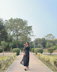 Black Rang - Hand-Embroidered Tila & Sequin Work 2-Piece | Elegant Festive Wear