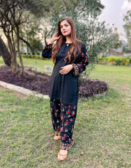 Hand-Embroidered Cotton Lawn 2-Piece – Eid & Summer Collection